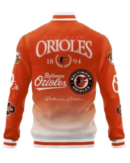 MLB Baltimore Orioles 1894 Vintage Varsity Jacket back