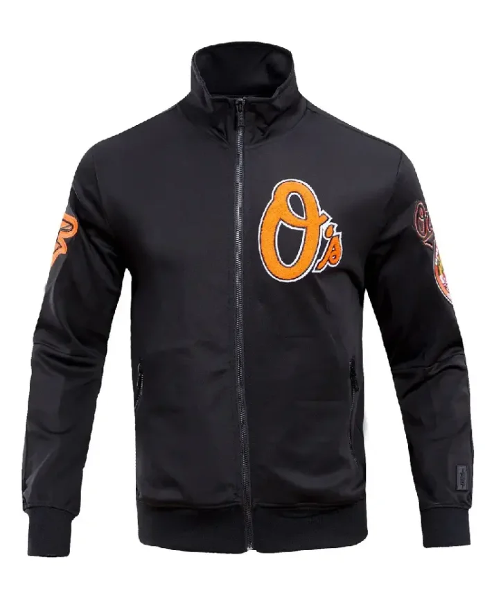 Mlb Baltimore Orioles Classic Track Jacket Black