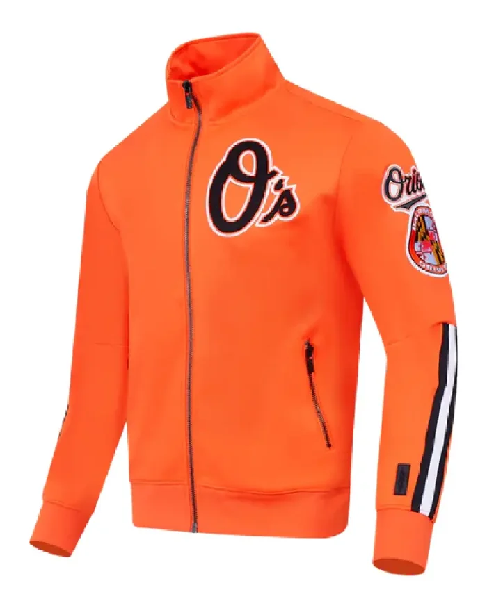 Mlb Baltimore Orioles Classic Track Jacket Side