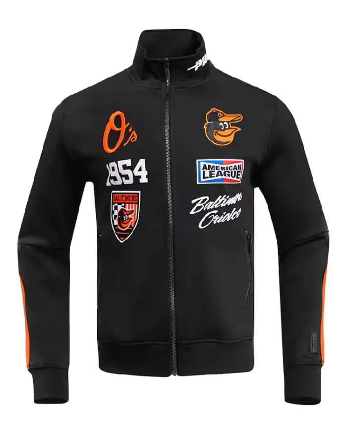 Mlb Baltimore Orioles Fast Lane Track Jacket