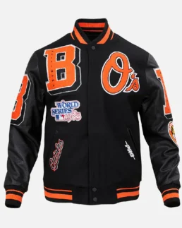 MLB Baltimore Orioles Mashup Varsity Jacket