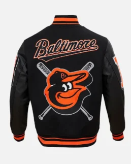 MLB Baltimore Orioles Mashup Varsity Jacket back