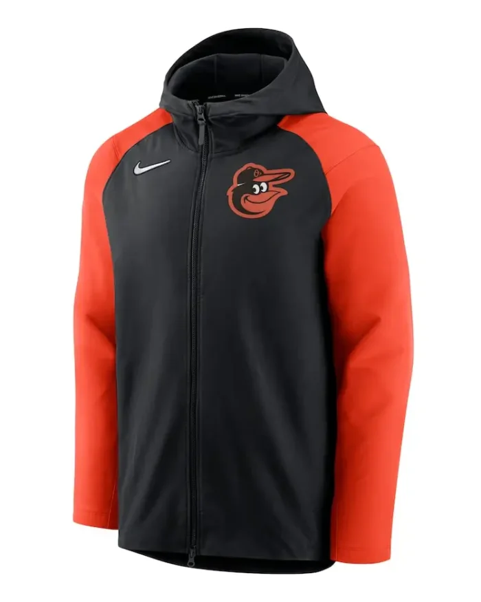 Mlb Baltimore Orioles Nike Black Raglan Performance Hoodie