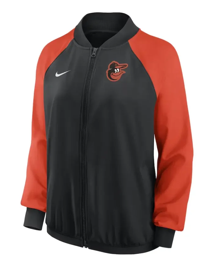 Mlb Baltimore Orioles Nike Black Raglan Performance Jacket