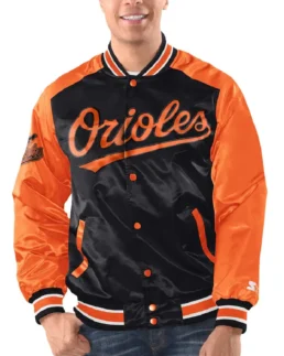 MLB Baltimore Orioles Starter Varsity Satin Jacket