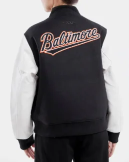 MLB Baltimore Orioles Wool Varsity Jacket back