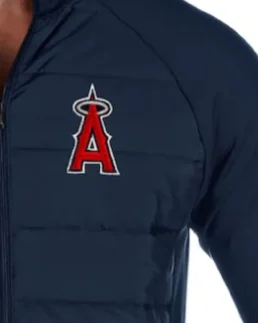 MLB Los Angeles Angels Antigua Altitude Jacket close up