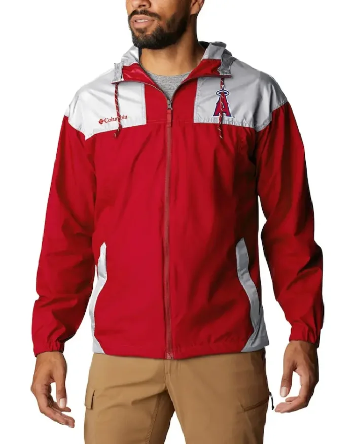 Mlb Los Angeles Angels Columbia Omni-Shade Windbreaker Jacket