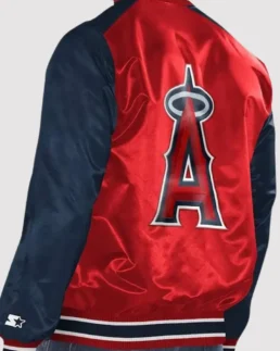 MLB Los Angeles Angels Renegade Varsity Jacket back