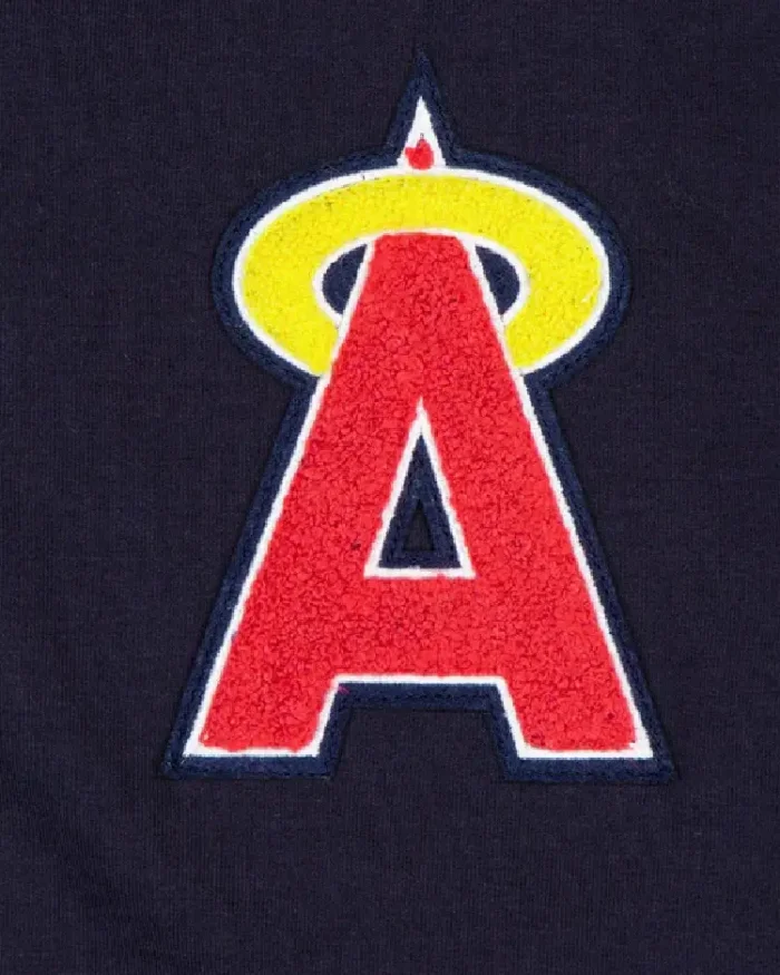 Mlb Los Angeles Coop Logo Hoodie Closeup