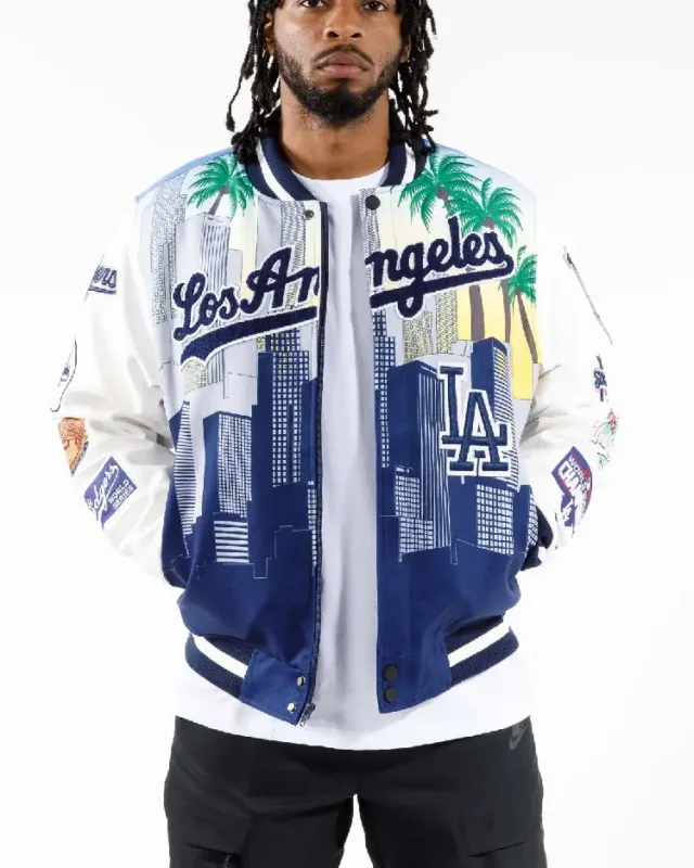 Mlb Los Angeles Dodgers Remix Varsity Jacket