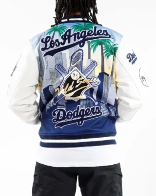 MLB Los Angeles Dodgers Remix Varsity Jacket back