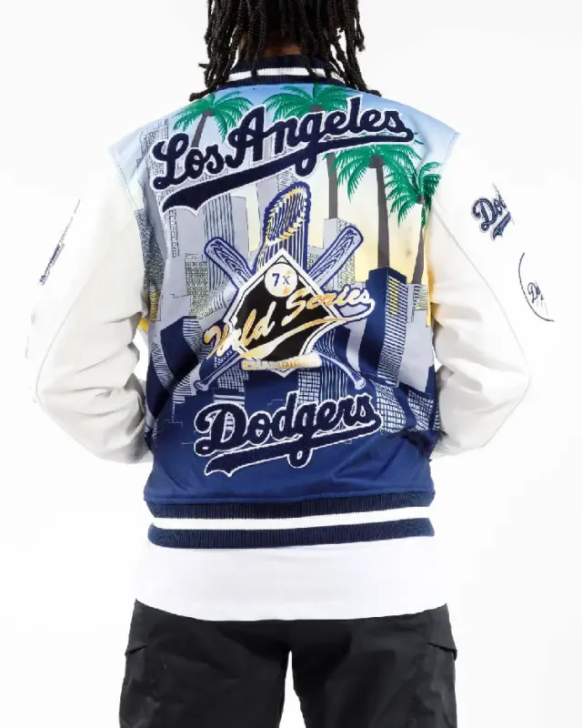 MLB Los Angeles Dodgers Remix Varsity Jacket back