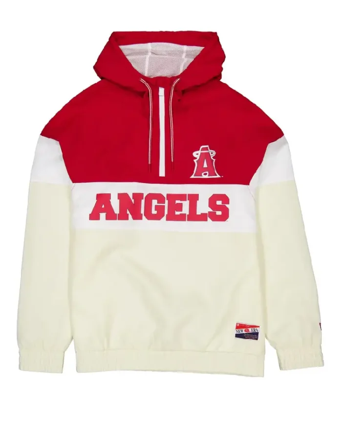 Mlb Los Angeles Throwback Windbreaker Hoodie