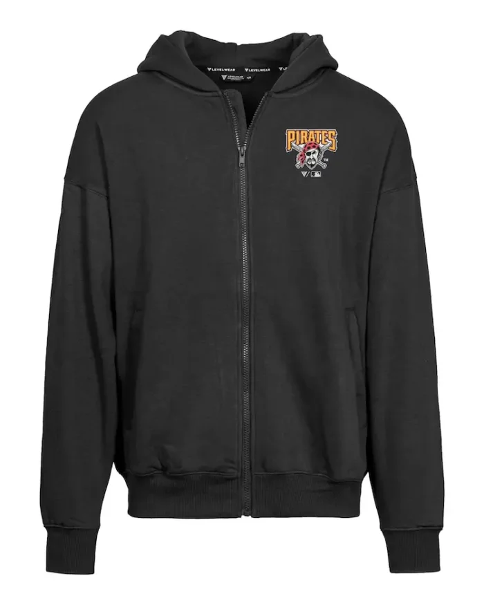 Mlb Pittsburgh Pirates Cooperstown Core Logo Black Hoodie