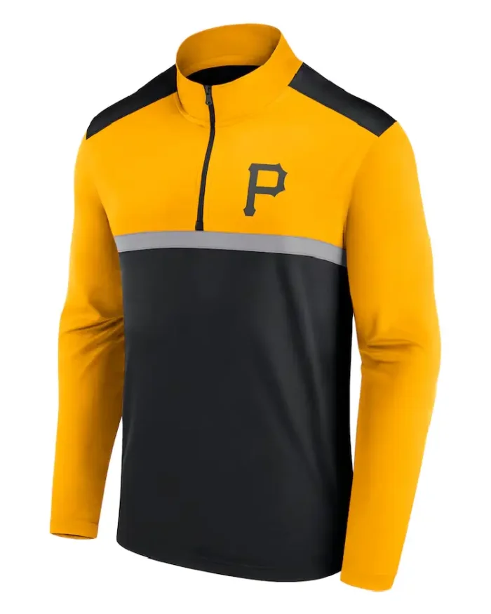 Mlb Pittsburgh Pirates Fanatics Black Unstoppable Quarter-Zip Top