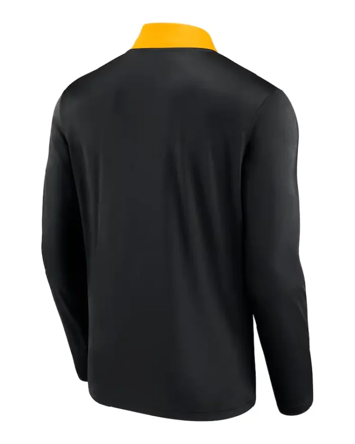 Mlb Pittsburgh Pirates Fanatics Black Unstoppable Quarter-Zip Top Back