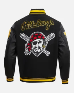 MLB Pittsburgh Pirates Mash Up Varsity Jacket back