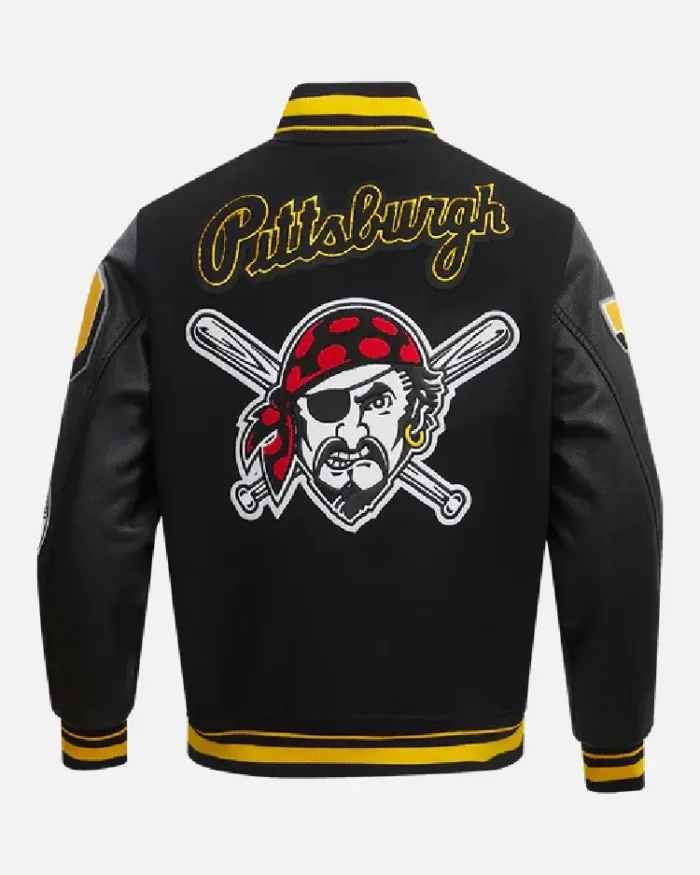 Mlb Pittsburgh Pirates Mash Up Varsity Jacket Back