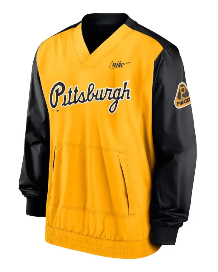 Mlb Pittsburgh Pirates Nike Cooperstown Windbreaker Pullover Top