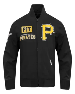 MLB Pittsburgh Pirates Pro Standard Black Area Code Jacket