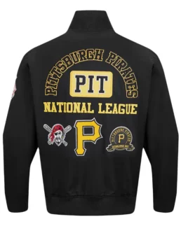 MLB Pittsburgh Pirates Pro Standard Black Area Code Jacket back