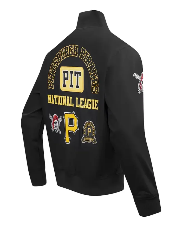 Mlb Pittsburgh Pirates Pro Standard Black Area Code Jacket Side