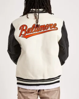 MLB Pro Standard Baltimore Orioles Varsity Jacket back