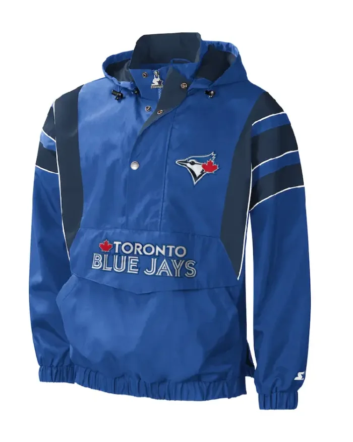 Mlb Starter Royal Toronto Blue Jays Impact Anorak Hoodie Jacket