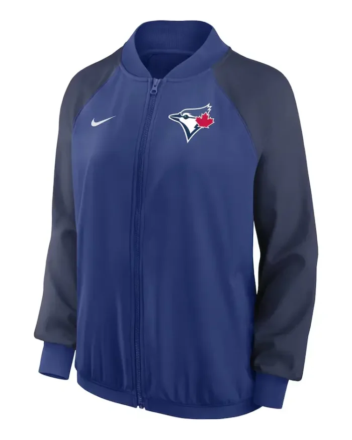 Mlb Toronto Blue Jays Nike Bomber Raglan Performance Jacket