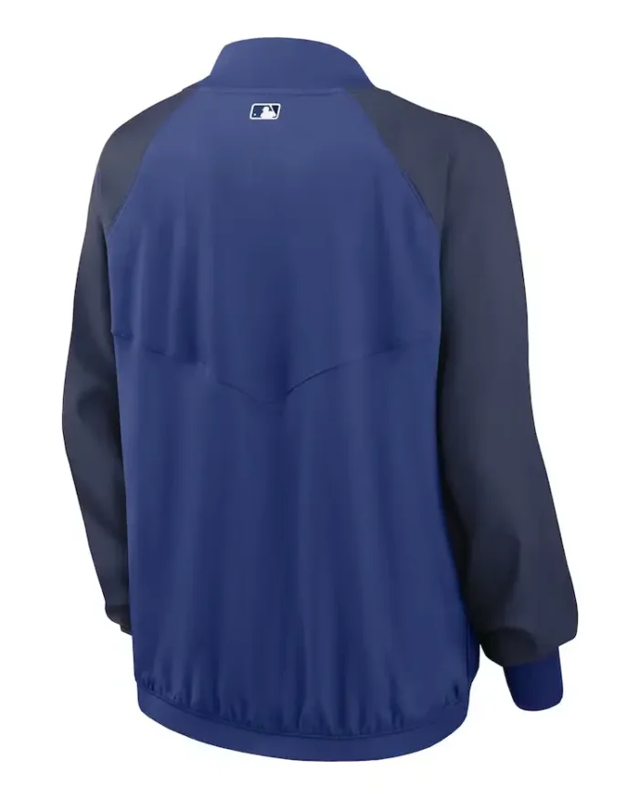 Mlb Toronto Blue Jays Nike Bomber Raglan Performance Jacket Back