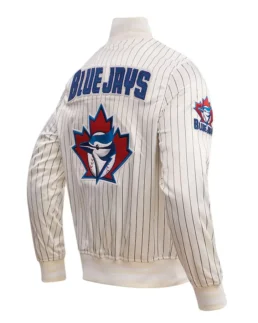 MLB Toronto Blue Jays Pinstripe Jacket back