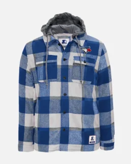 MLB Toronto Blue Jays Sherpa Flannel Jacket