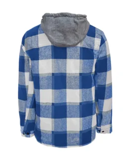 MLB Toronto Blue Jays Sherpa Flannel Jacket back