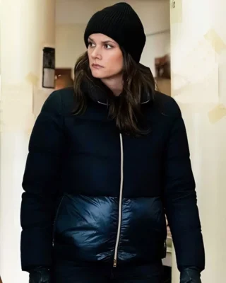 Missy Peregrym FBI S06 Black Puffer Jacket