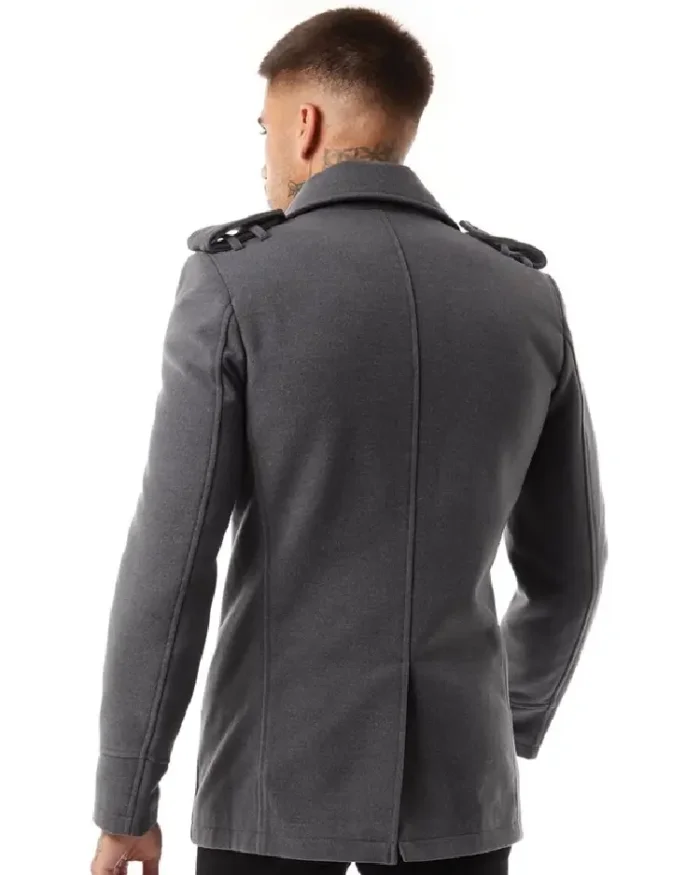 Feraud Reefer Jacket Grey Back