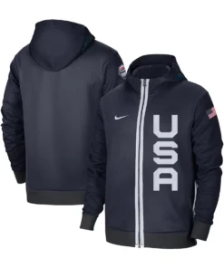 Nike USA Basketball Showtime Performance Full-Zip Hoodie Jacket