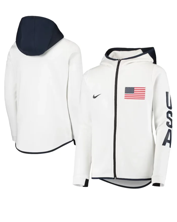 Nike Usa Basketball Therma Flex Showtime Performance Full-Zip Jacket