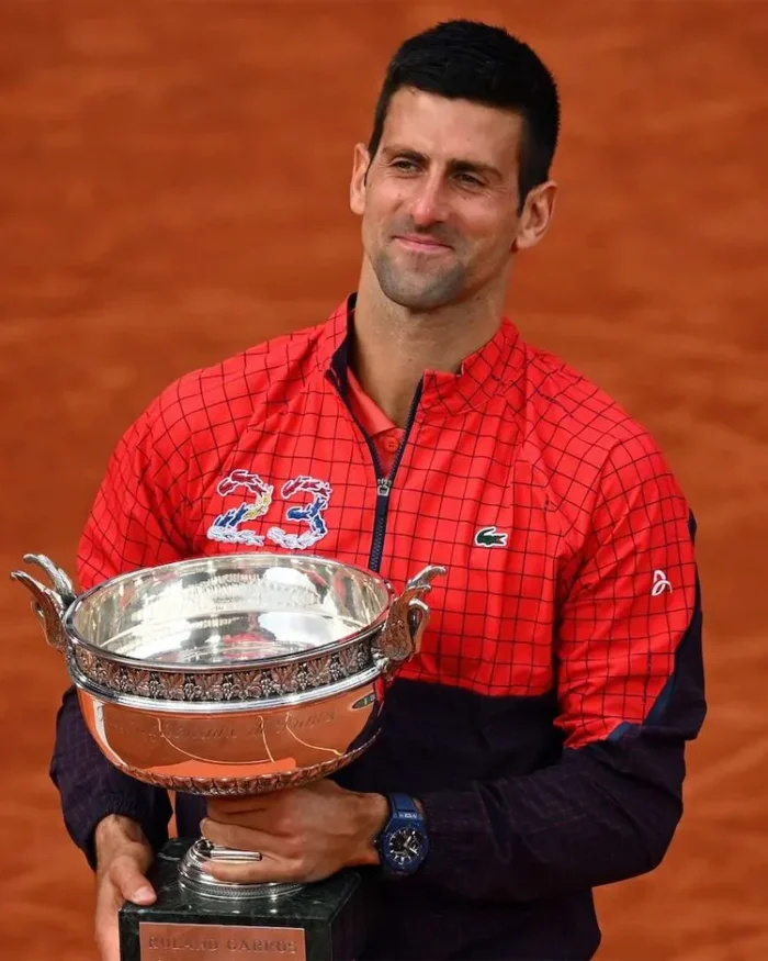 Novak Djokovic 23 Jacket Front View - Trendy Leather Jackets