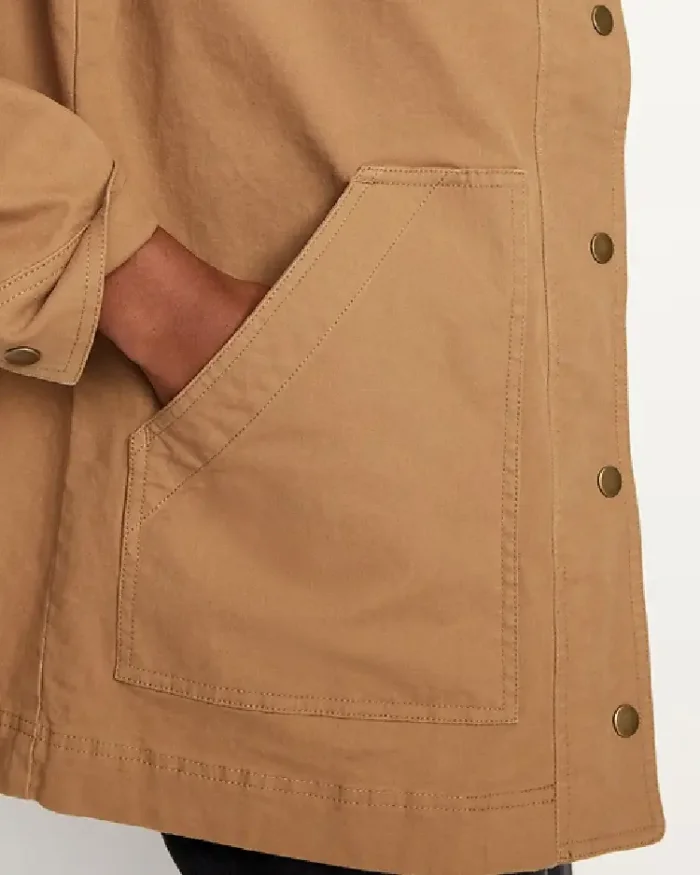 Old Navy Canvas Barn Jacket pocket view