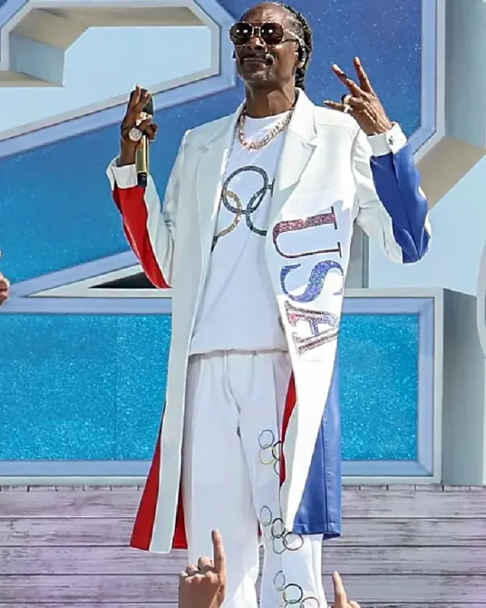 Olympic Snoop Dogg La28 Handover Celebration Coat Front