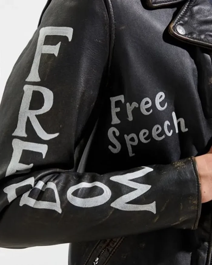 Perfecto Freedom Of Speech Jacket Right Sleeve Closeup