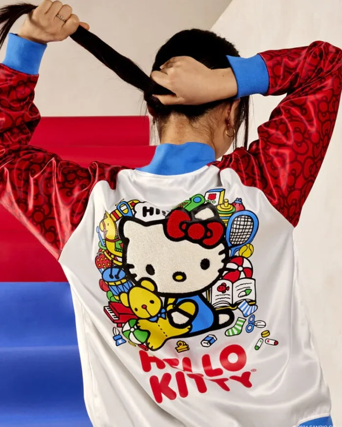 Sanrio Hello Kitty X Loungefly 50Th Anniversary Unisex Bomber Jacket