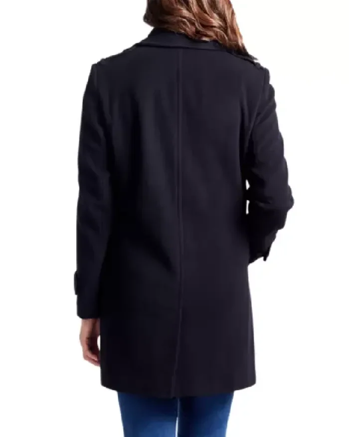 Shop Four Seasons Navy Reefer Coat For Men And Women On Sale