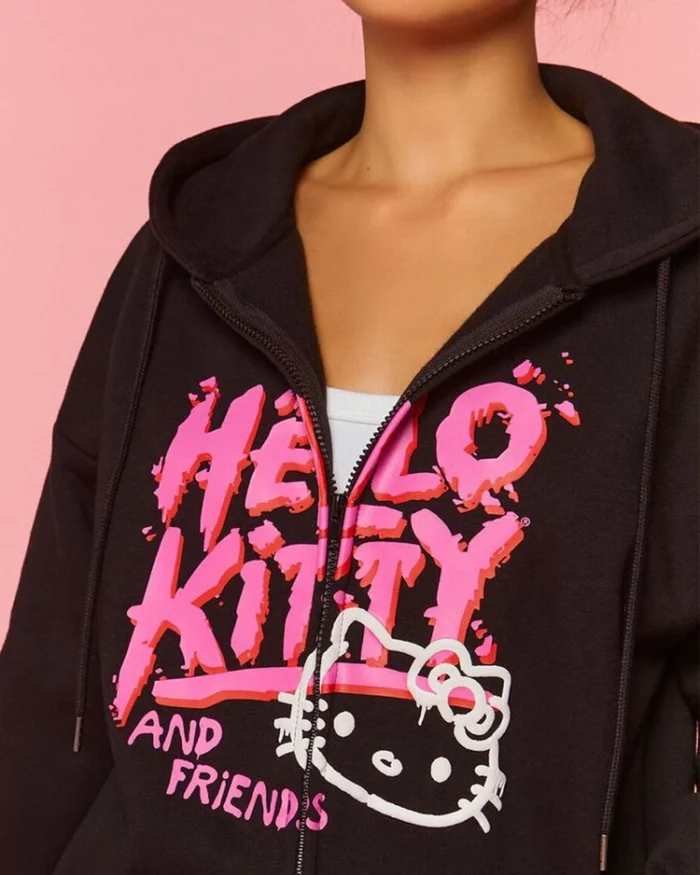 Shop Hello Kitty &Amp; Friends Zip-Up Hoodie For Men And Women On Sale