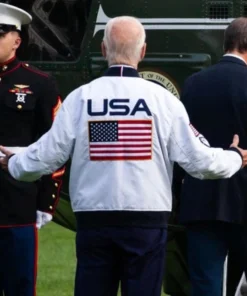 Shop Joe Biden Paris Olympics 2024 Team USA Jacket For Men And Women On Sale