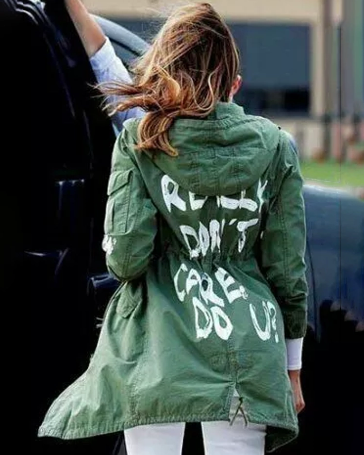 Shop Melania Trump I Don't Care Jacket For Unisex On Sale