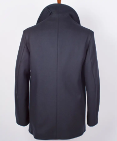 Shop Navy Rugby Reefer Coat For Men And Women On Sale