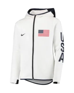 Shop Nike USA Basketball Therma Flex Showtime Performance Full-Zip Jacket For Men And Women On Sale