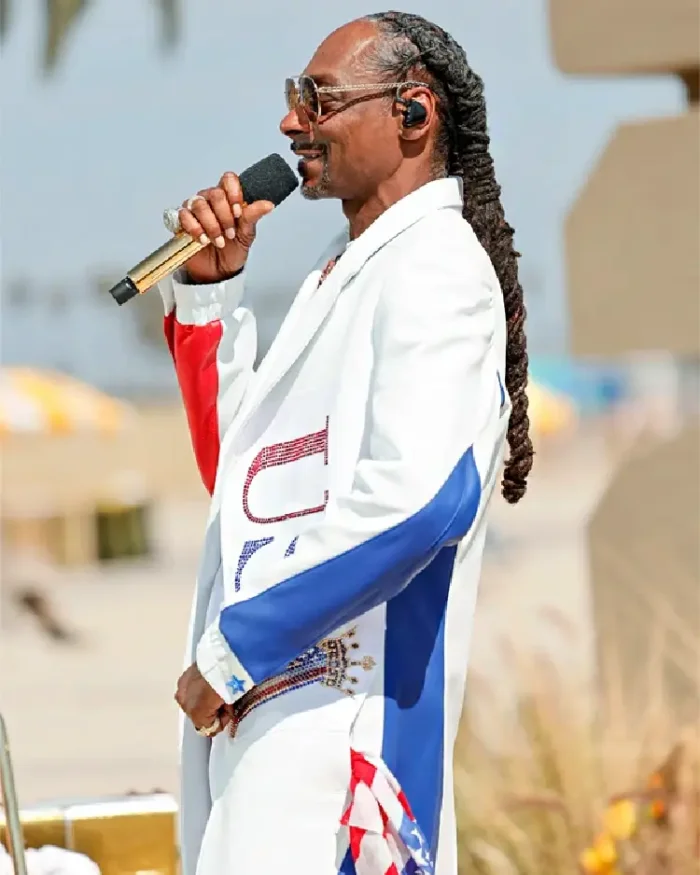 Shop Olympic Snoop Dogg La28 Handover Celebration Coat For Men And Women On Sale